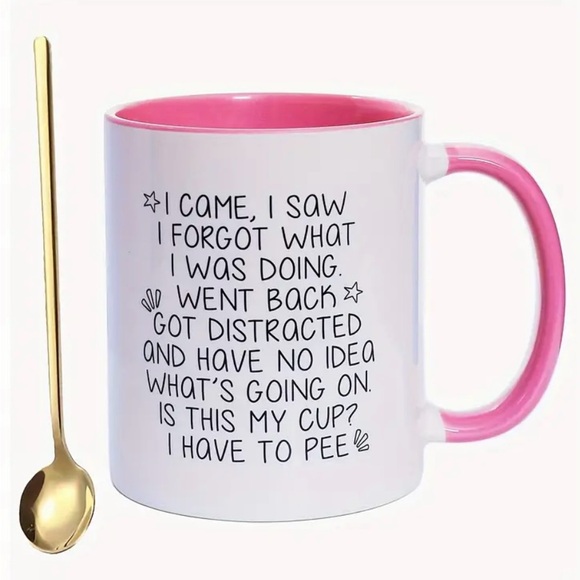 SARCASTIC COFFEE MUG “I CAME I SAW…” DOUBLE SIDED DISHWASHER/MICROWAVE SAFE - Picture 7 of 12